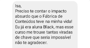 Depoimento de aluna 07