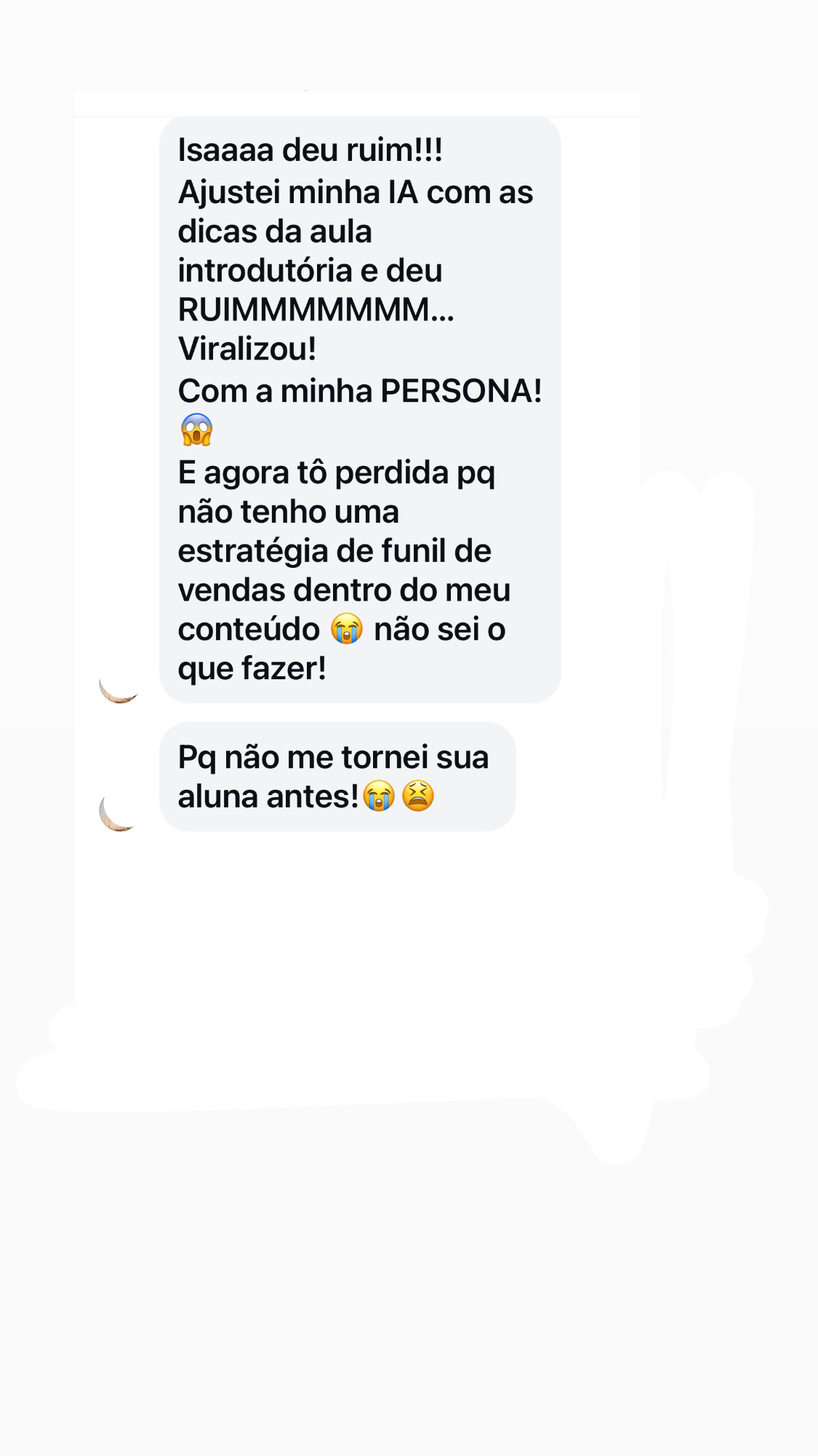Depoimento de aluna 11