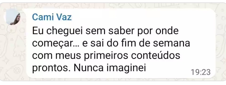 Depoimento de aluna 09